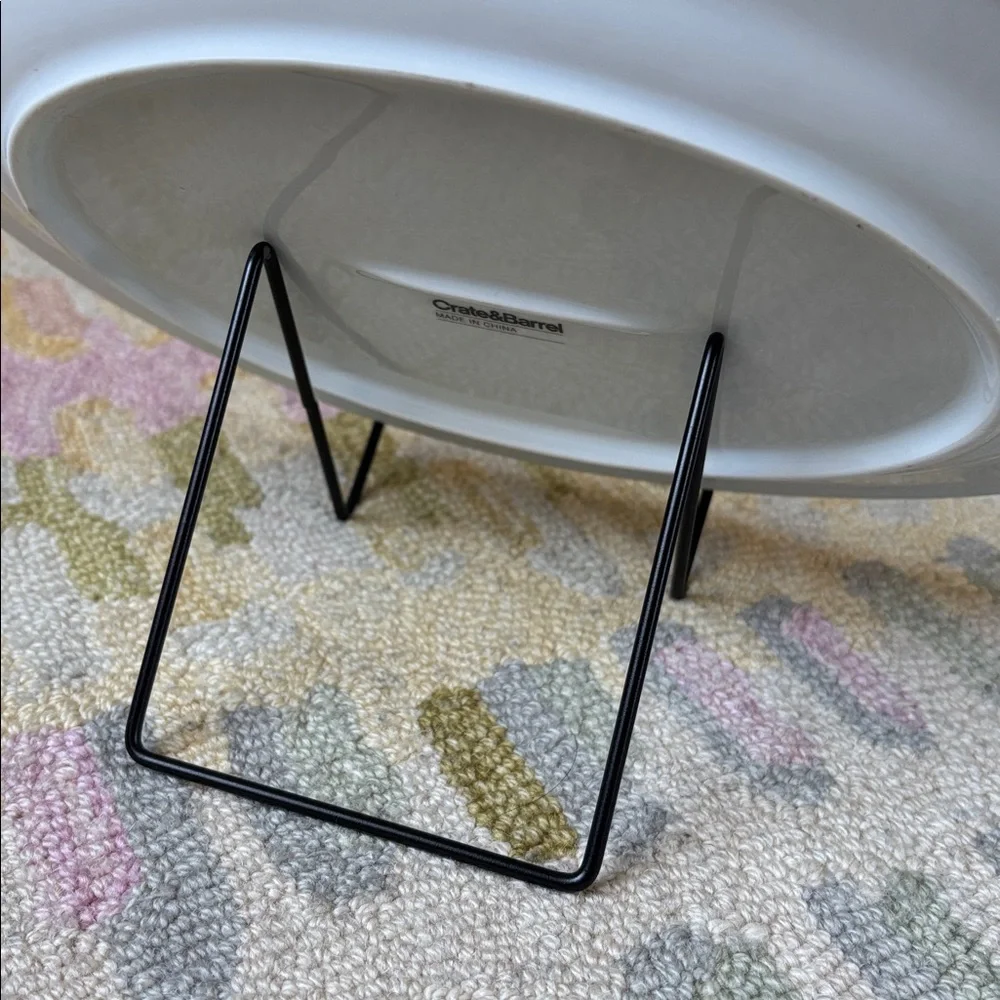 🐄Crate&Barrel Oval Cow Platter EUC Flavorful Rich Hearty Juicy Grassfed 11.75”